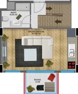 Блок А - 1+1 duplex